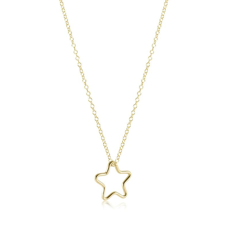 Egirl 14’ Gold Star Charm Necklace-eNewton-The Lovely Closet, Women's Fashion Boutique in Alexandria, KY