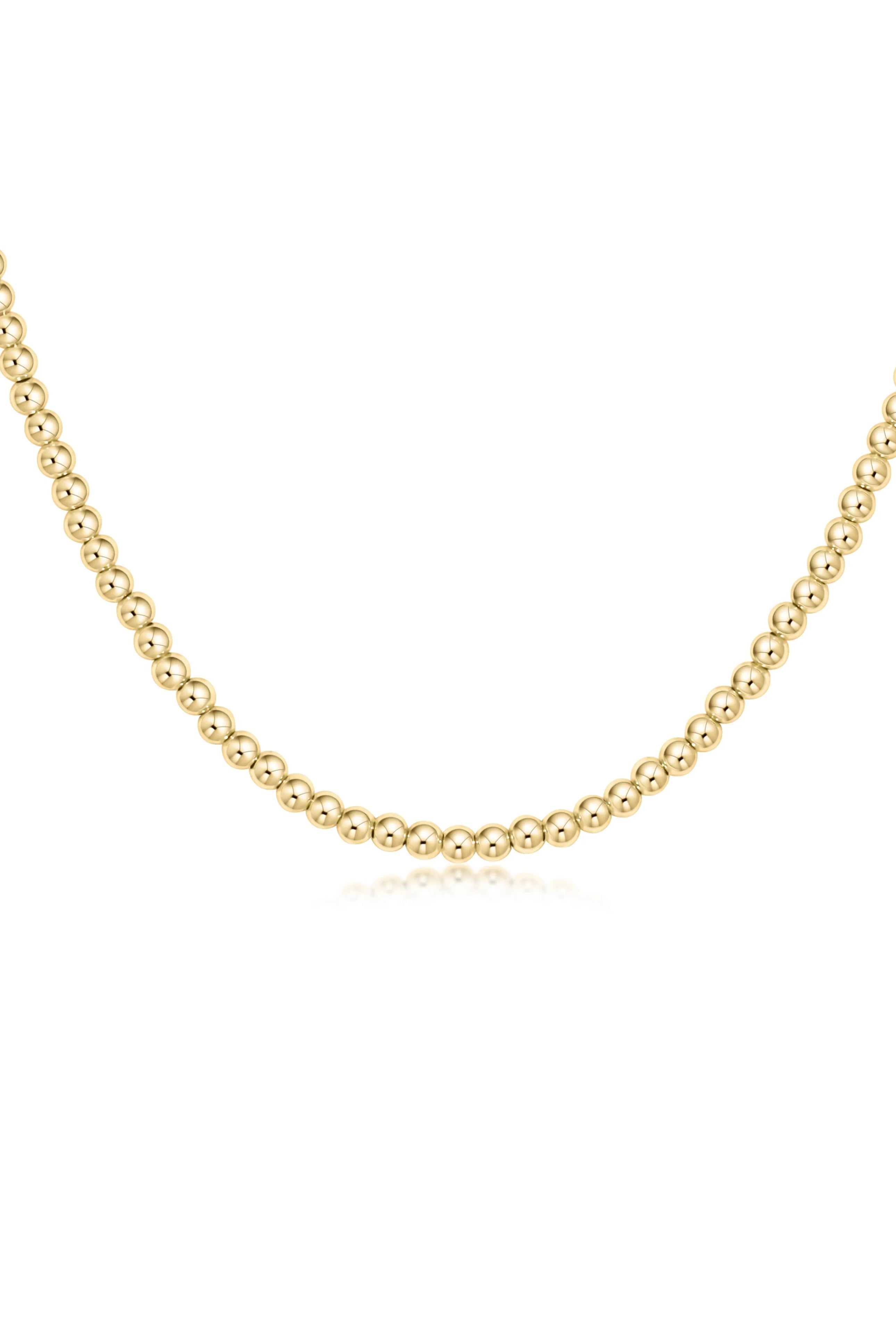 Classic Gold 3mm Necklace-Necklaces-eNewton-The Lovely Closet, Women's Fashion Boutique in Alexandria, KY