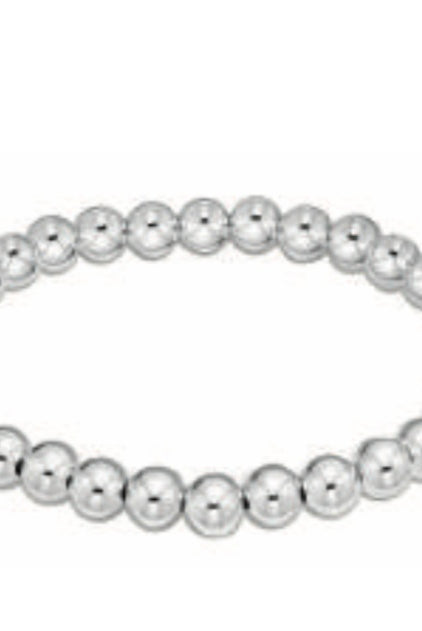 6mm Classic Silver Bracelet-Bracelets-eNewton-The Lovely Closet, Women's Fashion Boutique in Alexandria, KY