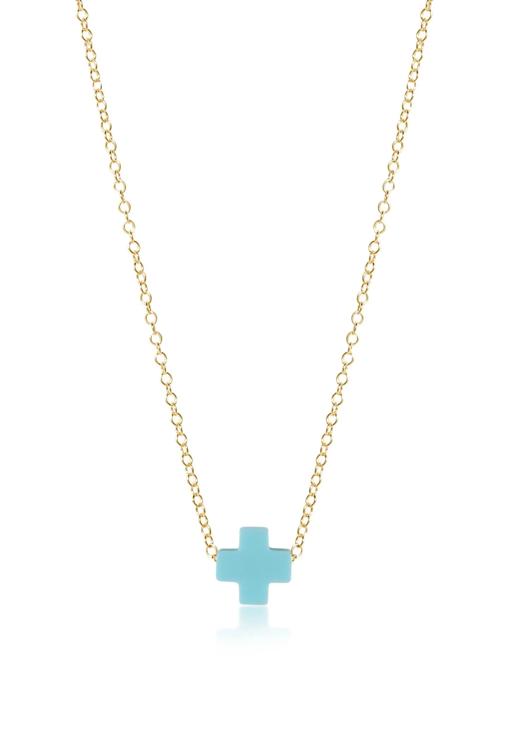 Egirl 14’ Signature Cross Necklace-Necklaces-eNewton-The Lovely Closet, Women's Fashion Boutique in Alexandria, KY