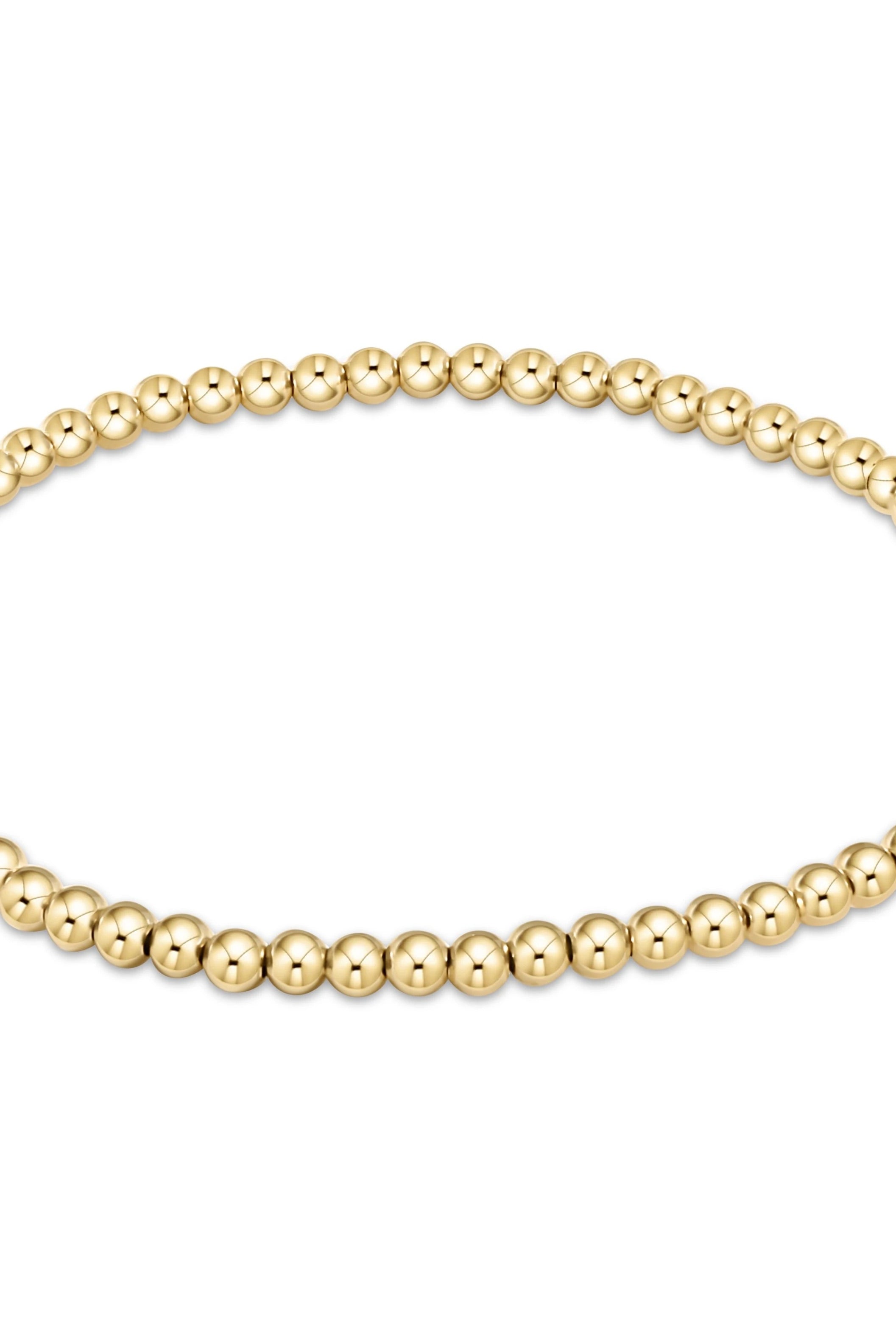 Classic Gold 3mm Bracelet-Bracelets-eNewton-The Lovely Closet, Women's Fashion Boutique in Alexandria, KY