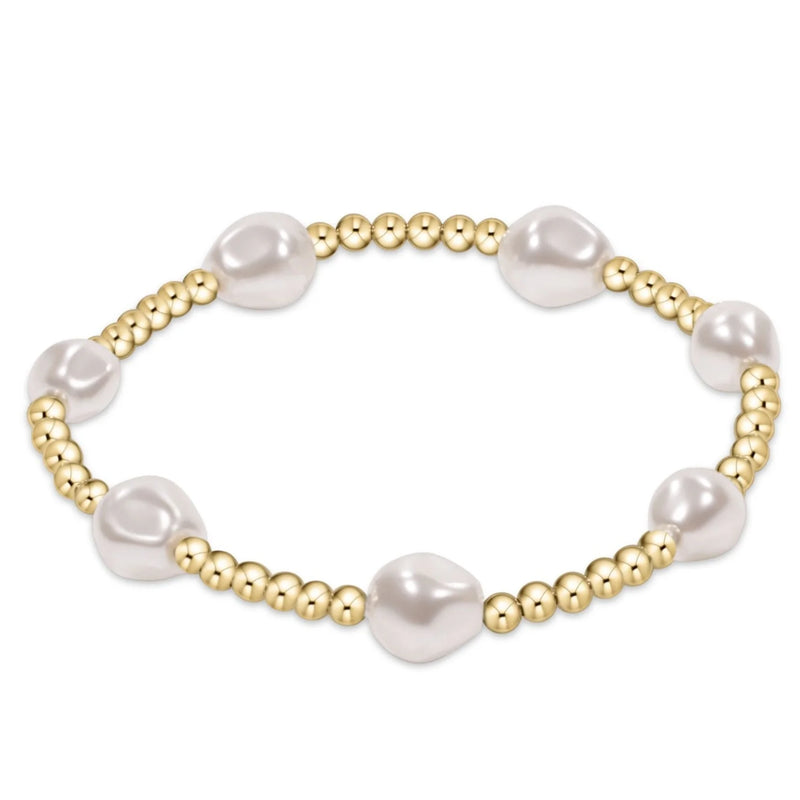 EXTENDS Admire Gold 3mm Pearl Bracelet
