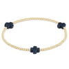 Signature Cross Gold 2mm Bracelet