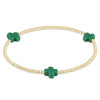 Signature Cross Gold 3mm Bracelet-bracelets-eNewton-The Lovely Closet, Women's Fashion Boutique in Alexandria, KY