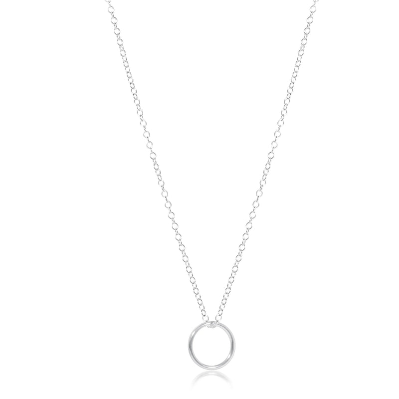 16” Silver Halo Necklace