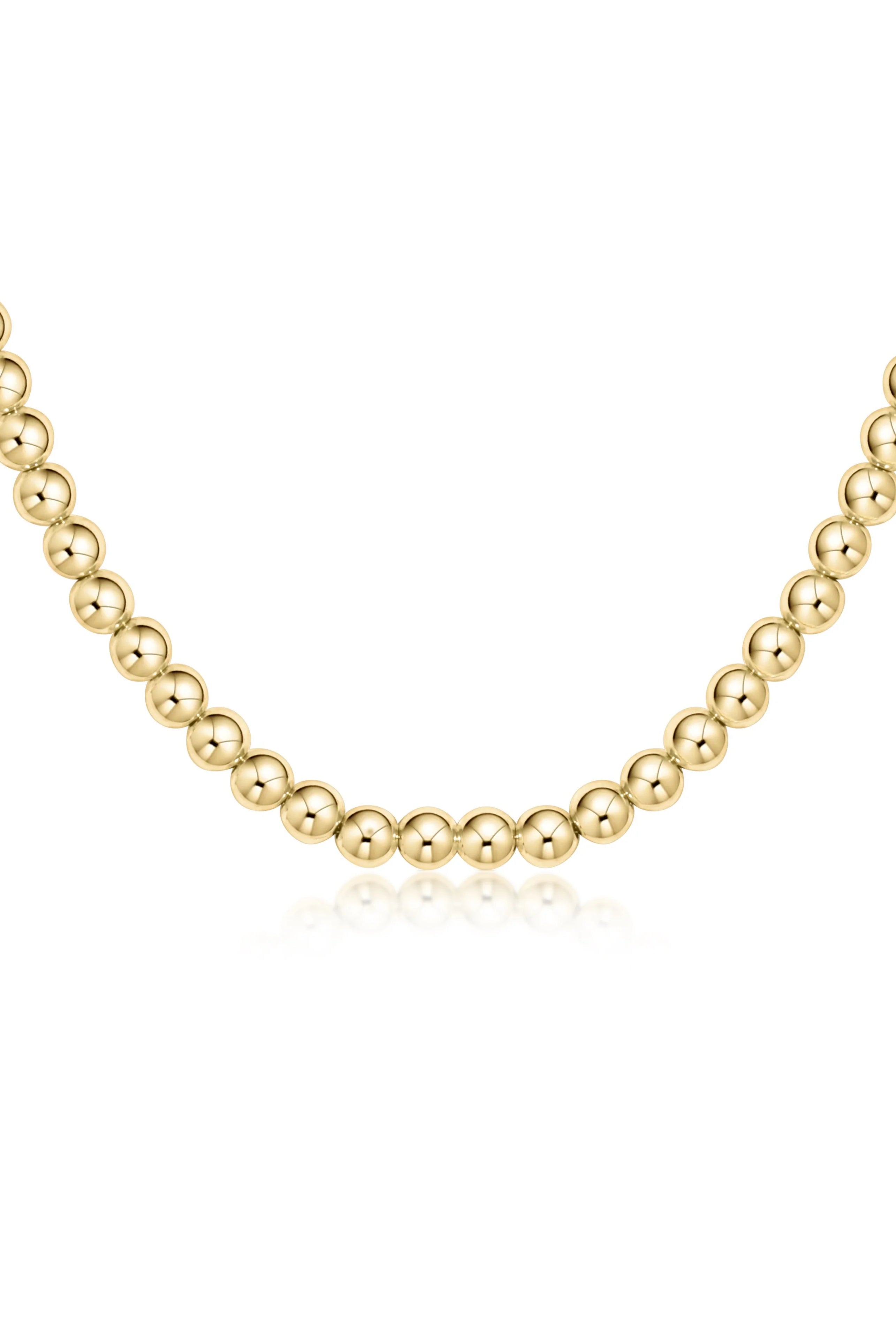 Classic Gold 5mm Necklace-Necklaces-eNewton-The Lovely Closet, Women's Fashion Boutique in Alexandria, KY