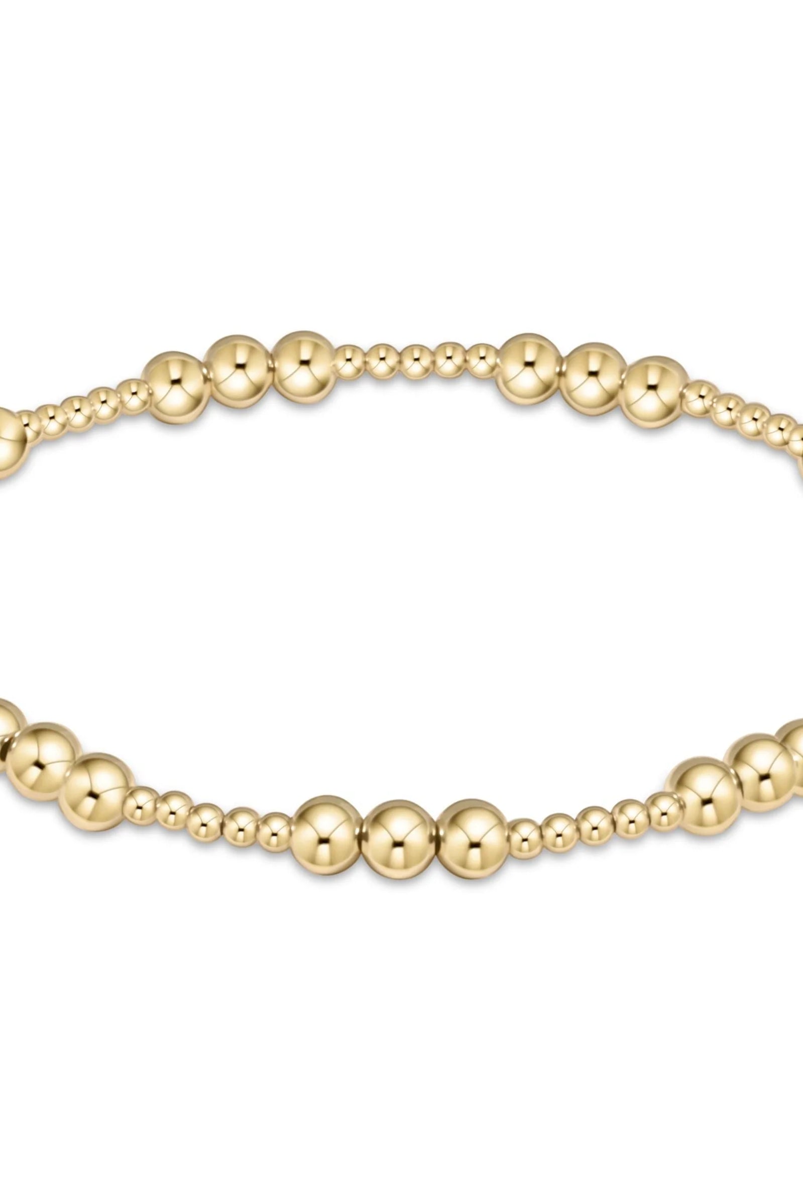 Classic Joy 4mm Gold Bracelet-Bracelets-eNewton-The Lovely Closet, Women's Fashion Boutique in Alexandria, KY