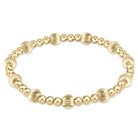 Dignity Sincerity 6mm Gold Bracelet-260 eNewton-eNewton-The Lovely Closet, Women's Fashion Boutique in Alexandria, KY