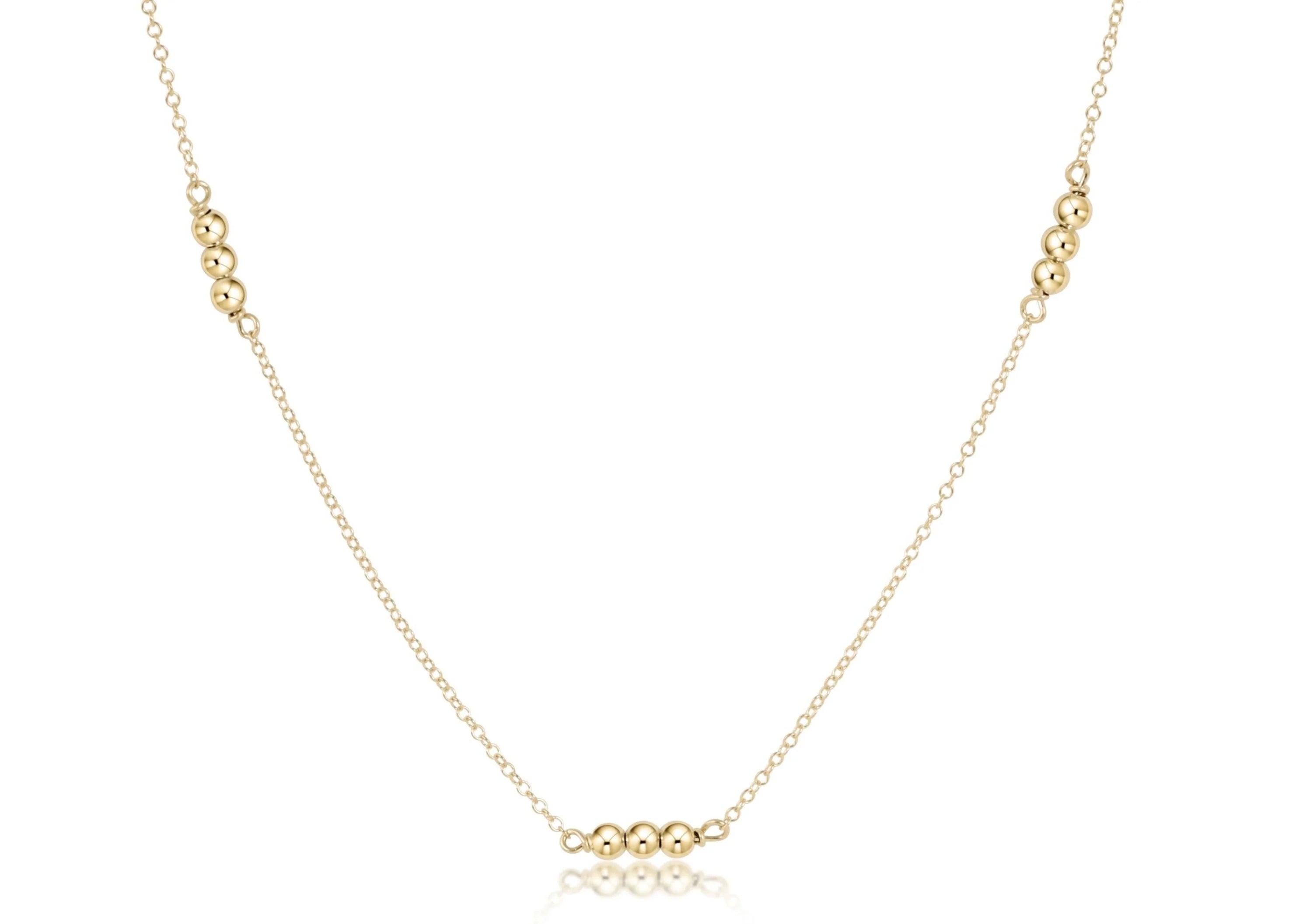 15” Gold Joy Simplicity Necklace-Necklaces-eNewton-The Lovely Closet, Women's Fashion Boutique in Alexandria, KY