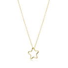 16" Star Gold Charm Necklace-Necklaces-eNewton-The Lovely Closet, Women's Fashion Boutique in Alexandria, KY