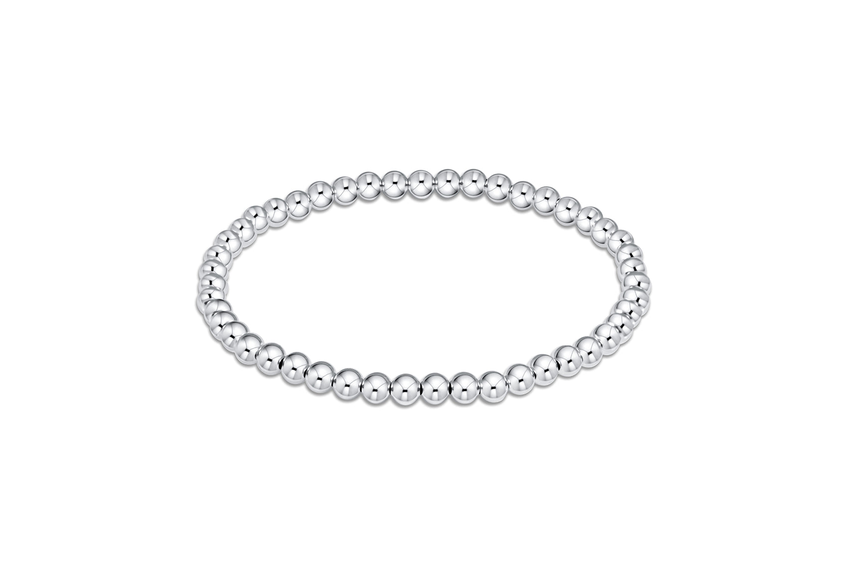 Classic Silver 4mm Bracelet-260 eNewton-eNewton-The Lovely Closet, Women's Fashion Boutique in Alexandria, KY