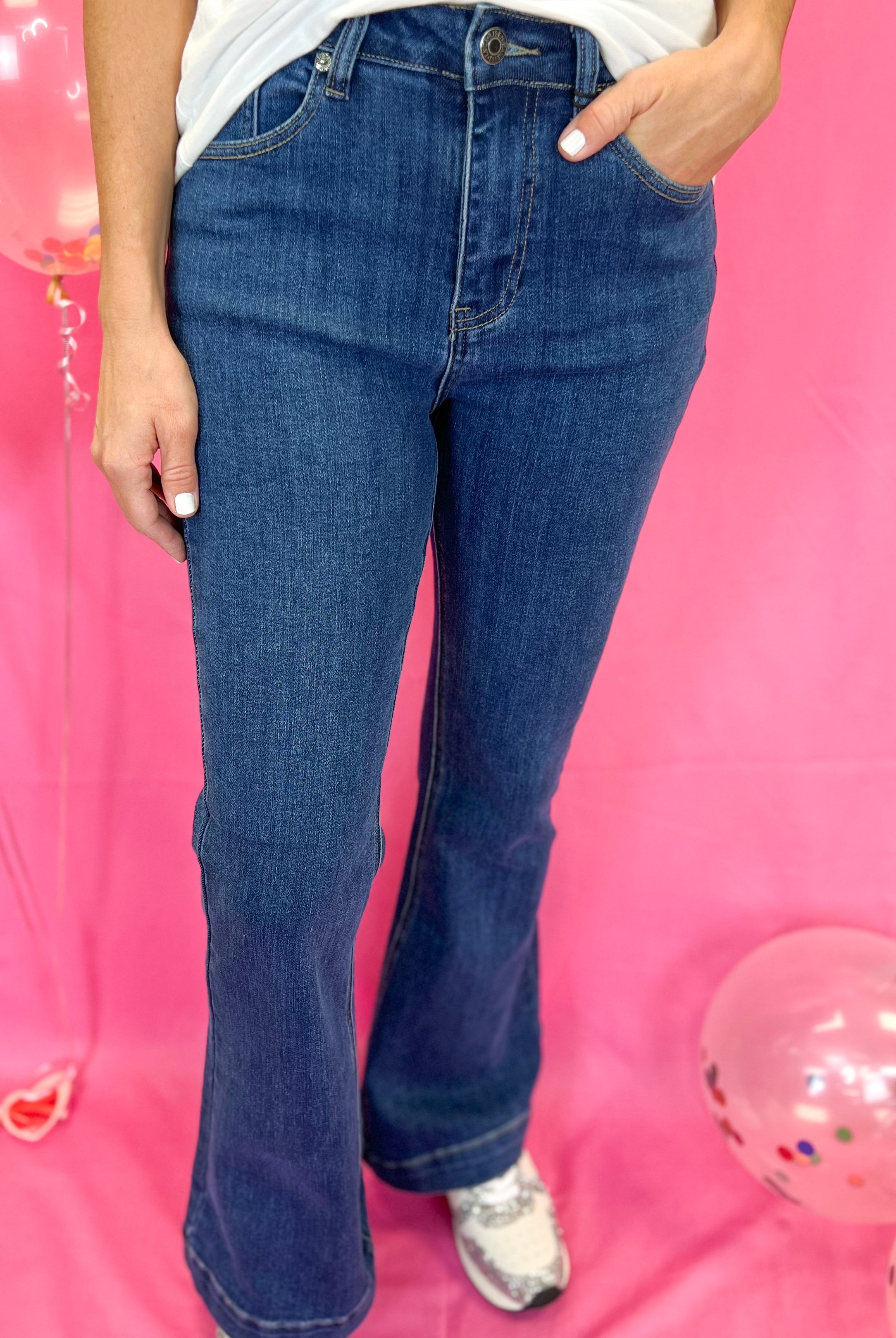 High Rise Kick Flare - Risen-210 Jeans-Risen-The Lovely Closet, Women's Fashion Boutique in Alexandria, KY