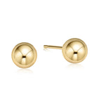 10mm Gold Stud-Earrings-eNewton-The Lovely Closet, Women's Fashion Boutique in Alexandria, KY